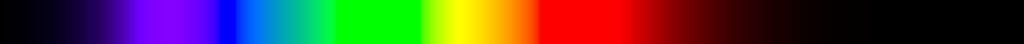 Visible spectrum rendered from the CIE 1931 2-degree CMFs, 360 to 830 nm