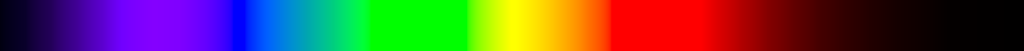 Visible spectrum rendered from the Judd 1951 2-degree CMFs, 370 to 770 nm