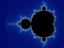 Mandelbrot set rendered with smoothstep interpolation