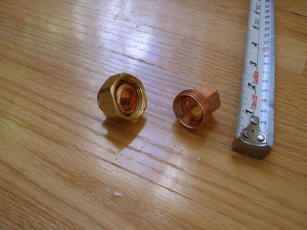 Re-makeable copper coupling separated into two main pieces
