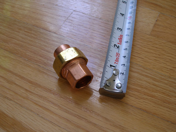 Re-makeable copper coupling assembled
